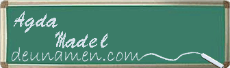 Agda Madel Visitenkarte